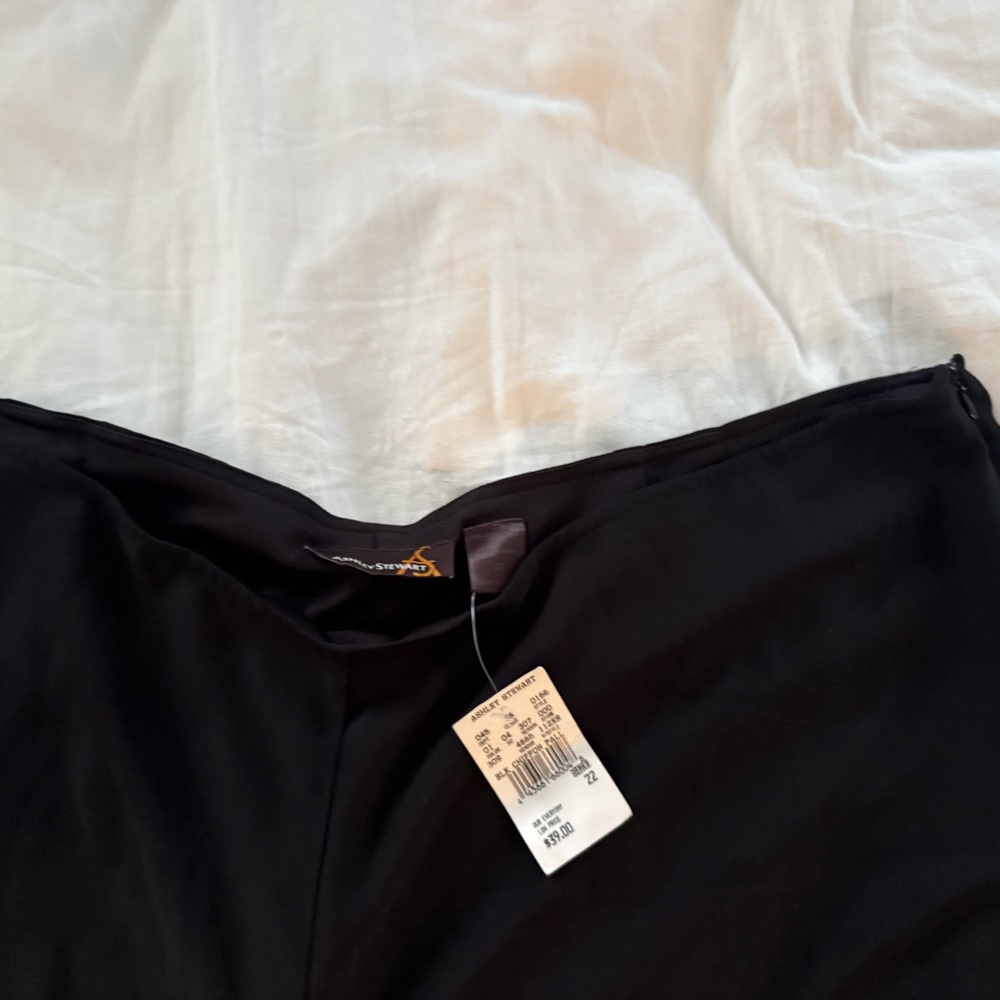 Ashley Stewart Black Wide Leg Pants